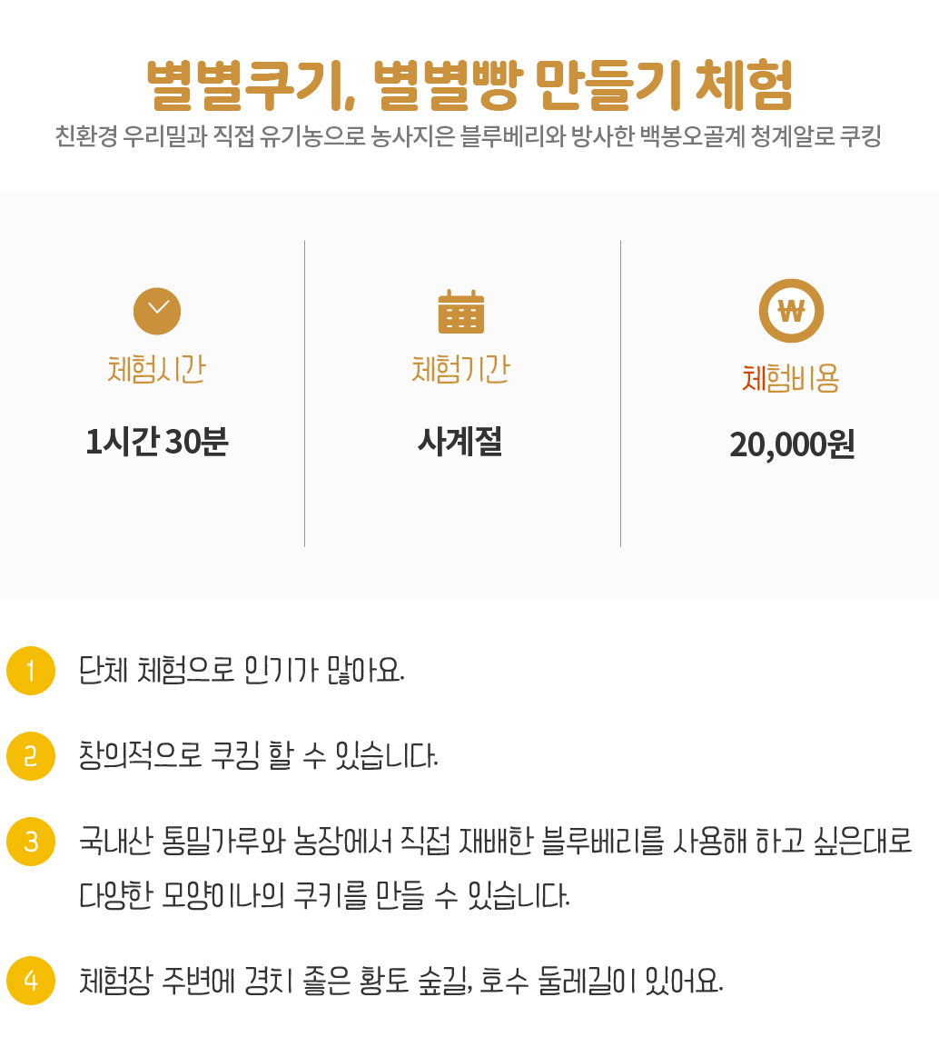 블루베리 따기와 베이킹 체험